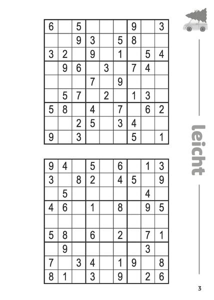 Produktbild: Maxi-Buch Weihnachtsausgabe Sudoku