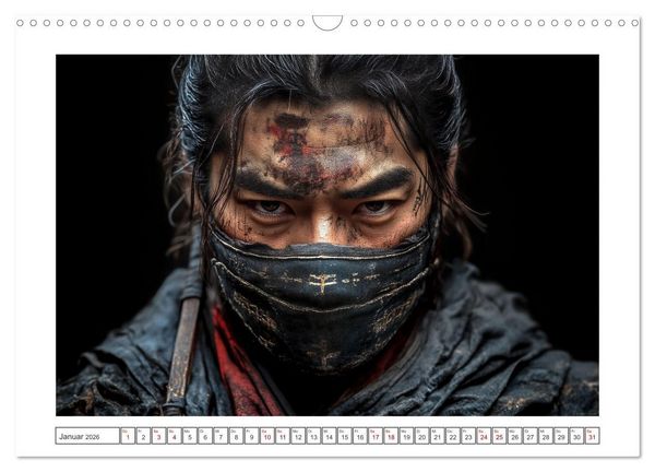 Produktbild: Mein Samurai (Wandkalender 2026 DIN A3 quer), CALVENDO Monatskalender