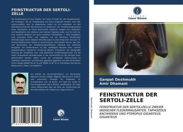 Feinstruktur der Sertoli-Zelle, Taschenbuch von Ganpat Deshmukh , Amir Dhamani, Verlag Unser Wissen, 9786203532913