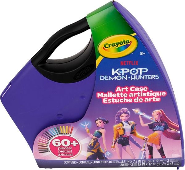 Crayola Malkoffer im KPop-Demon-Hunters-Design