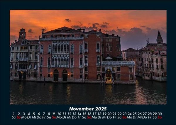 Produktbild: Venedig 2025 Fotokalender DIN A5