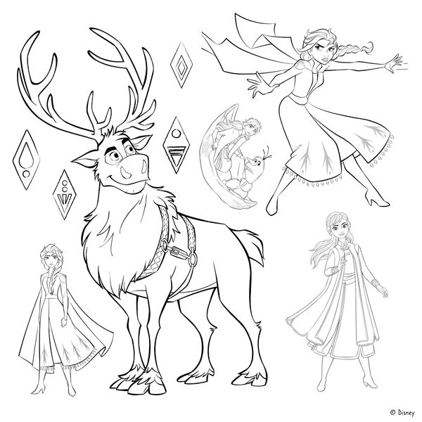 Produktbild: Disney Die Eiskönigin 2: Meine liebsten Sticker zum Ausmalen