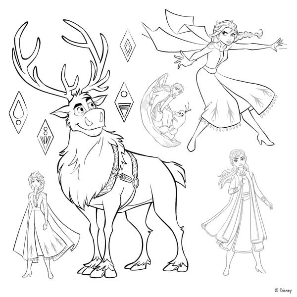 Produktbild: Disney Die Eisk&ouml;nigin 2: Meine liebsten Sticker zum Ausmalen