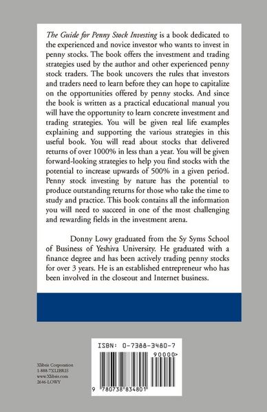 Produktbild: The Guide for Penny Stock Investing