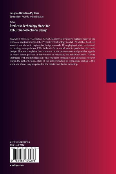 Produktbild: Predictive Technology Model for Robust Nanoelectronic Design