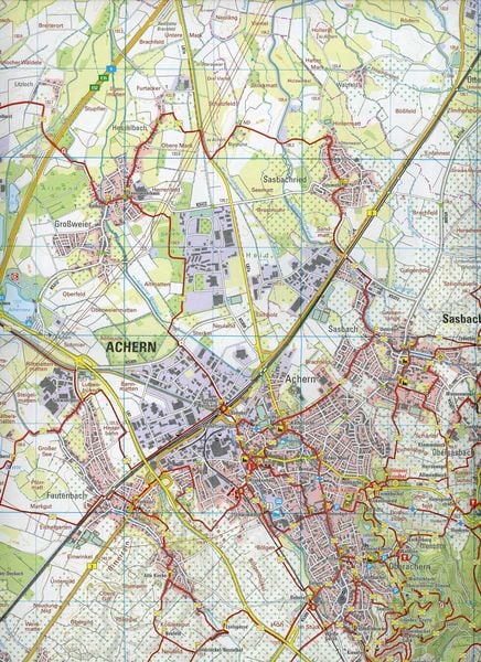 Produktbild: W234 Wanderkarte 1:25 000 Achern