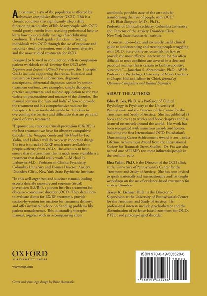 Produktbild: Exposure and Response (Ritual) Prevention for Obsessive-Compulsive Disorder