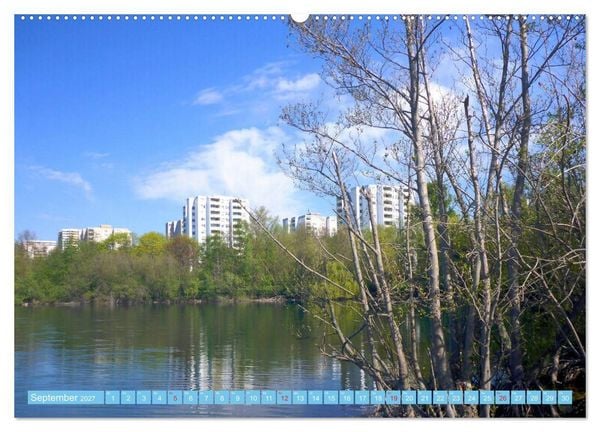Produktbild: Gr&uuml;nes Mannheim (Wandkalender 2027 DIN A2 quer), CALVENDO Monatskalender