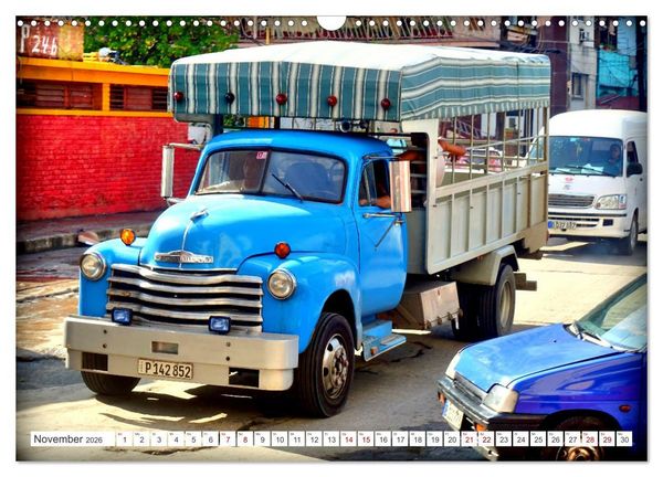 Produktbild: LKW-Busse - Made in Cuba (Wandkalender 2026 DIN A3 quer), CALVENDO Monatskalender