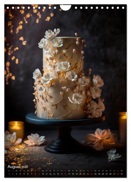 Produktbild: Zur Hochzeit eine Torte (Wandkalender 2026 DIN A4 hoch), CALVENDO Monatskalender