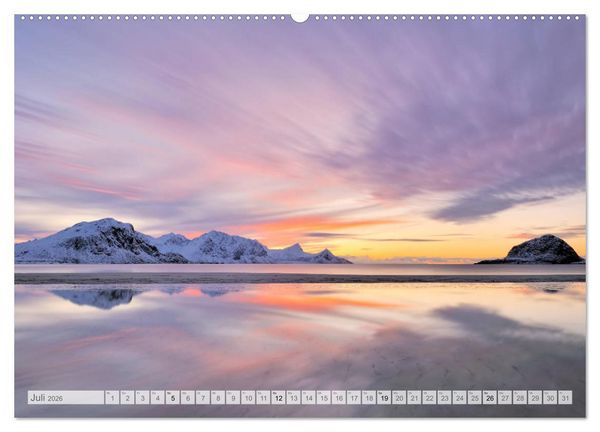 Produktbild: Traumziel Lofoten (Wandkalender 2026 DIN A2 quer), CALVENDO Monatskalender