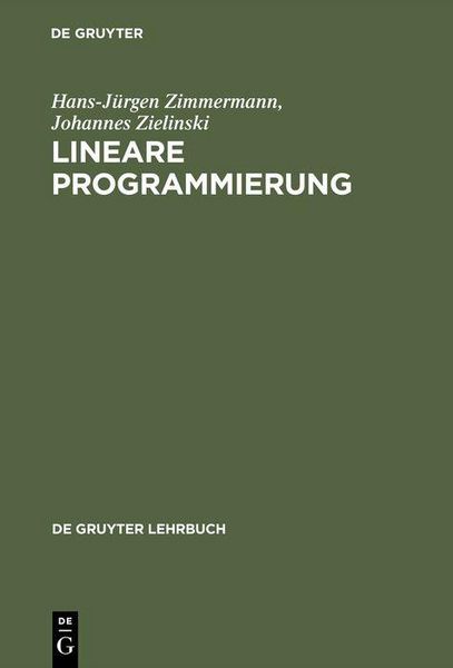 Produktbild: Lineare Programmierung