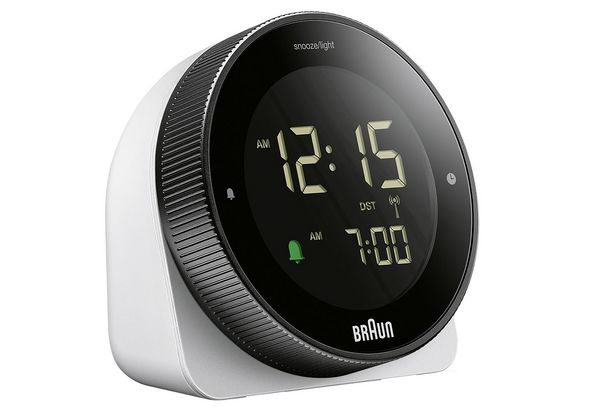 Produktbild: Braun BC24W-DCF Funk Wecker Schwarz, Wei&szlig;