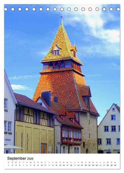 Produktbild: Stauferstadt Schw&auml;bisch Gm&uuml;nd (Tischkalender 2026 DIN A5 hoch), CALVENDO Monatskalender