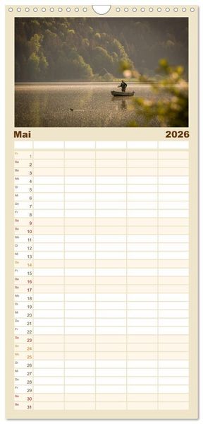 Produktbild: Familienplaner 2026 - Ostallg&auml;u - Zwischen Aggenstein und Forggensee mit 5 Spalten (Wandkalender, 21 x 45 cm) CALVENDO