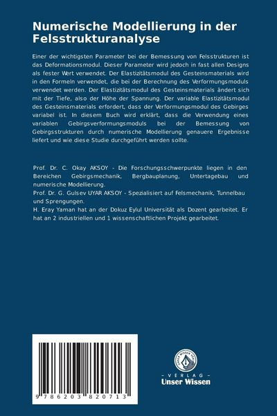 Produktbild: Numerische Modellierung in der Felsstrukturanalyse