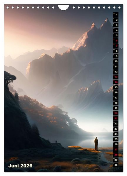 Produktbild: Fantastische Wanderungen (Wandkalender 2026 DIN A4 hoch), CALVENDO Monatskalender