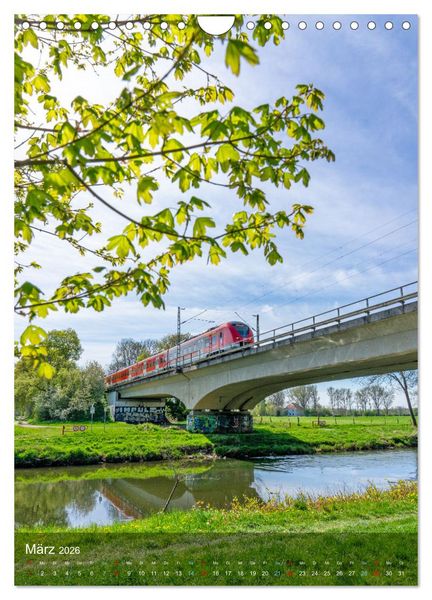 Produktbild: Die Rur im Kreis Heinsberg (Wandkalender 2026 DIN A4 hoch), CALVENDO Monatskalender
