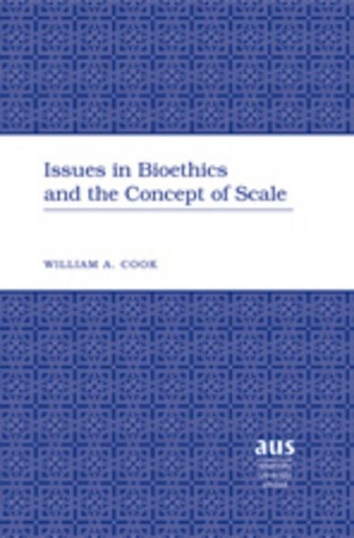 Produktbild: Issues in Bioethics and the Concept of Scale