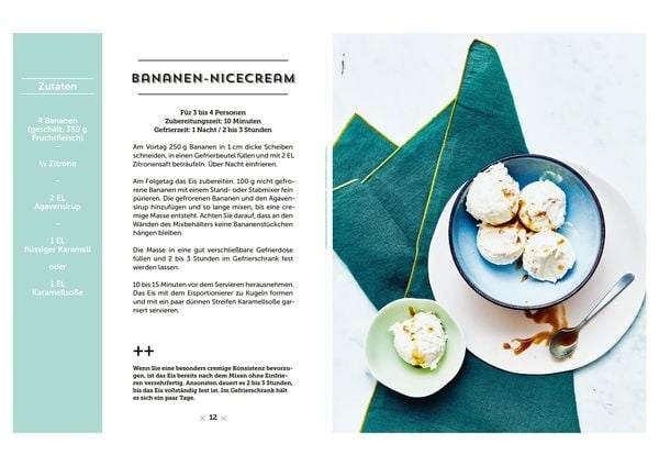 Produktbild: Leckere Eiscreme mit nur 4 Zutaten. Ohne Eismaschine. 100% nat&uuml;rlich