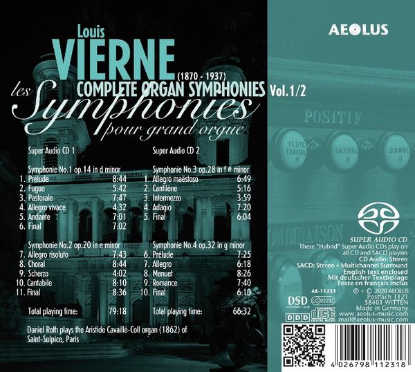Produktbild: Die Orgelsinfonien Vol.1 & 2