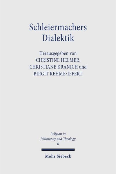 Produktbild: Schleiermachers Dialektik