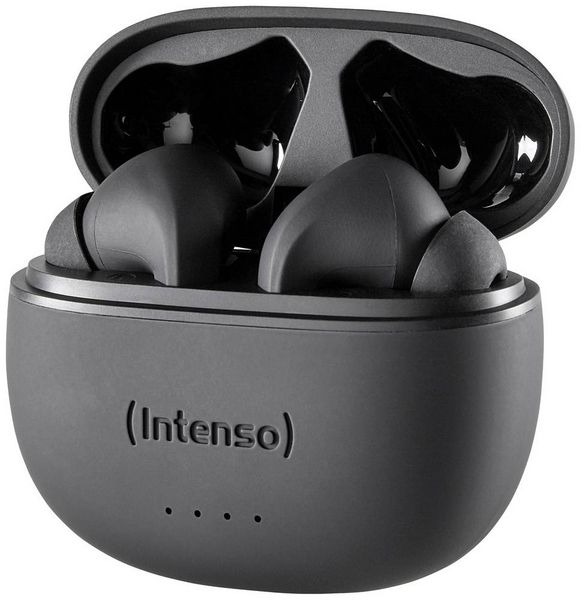 Produktbild: Intenso T300A In Ear Headset Bluetooth&reg; Stereo Schwarz Noise Cancelling Batterieladeanzeige, Headset, Ladecase, Touch-Steuerung