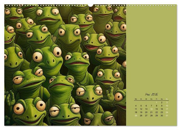 Produktbild: Tierisches Gewimmel (Wandkalender 2026 DIN A2 quer), CALVENDO Monatskalender