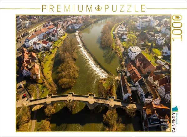 CALVENDO Puzzle Melsungen | 1000 Teile Lege-Größe 64x48cm Foto-Puzzle für glückliche Stunden