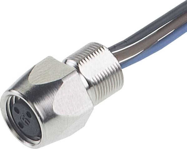 Produktbild: Hirschmann 935 980-001 Sensor-/Aktor-Einbausteckverbinder M8 Buchse, Einbau 0.50 m Polzahl Sensoren: 4 1 St.