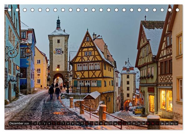 Produktbild: T&uuml;rme und Tore (Tischkalender 2026 DIN A5 quer), CALVENDO Monatskalender