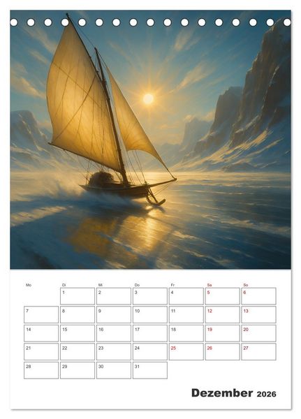 Produktbild: Im Reich des Windes (Tischkalender 2026 DIN A5 hoch), CALVENDO Monatskalender