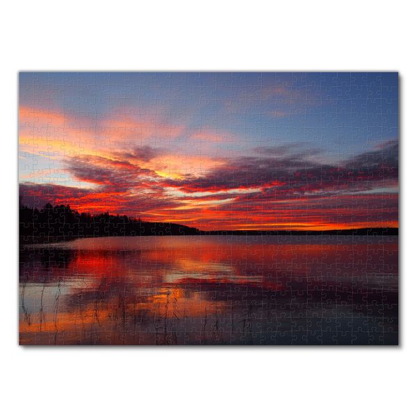Hansepuzzle Polarlicht Puzzle 1000 Teile – Natur-Motiv, 60 X 46 Cm, Mit Passgenauen Teilen, Kartonbox & Wiederverschließbarem Beutel