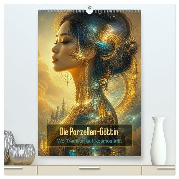 Produktbild: Die Porzellan-G&ouml;ttin (hochwertiger Premium Wandkalender 2027 DIN A2 hoch), Kunstdruck in Hochglanz