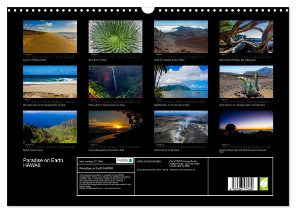 Produktbild: Paradise on Earth HAWAII (Wall Calendar 2026 DIN A3 landscape), CALVENDO 12 Month Wall Calendar