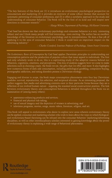 Produktbild: The Evolutionary Bases of Consumption