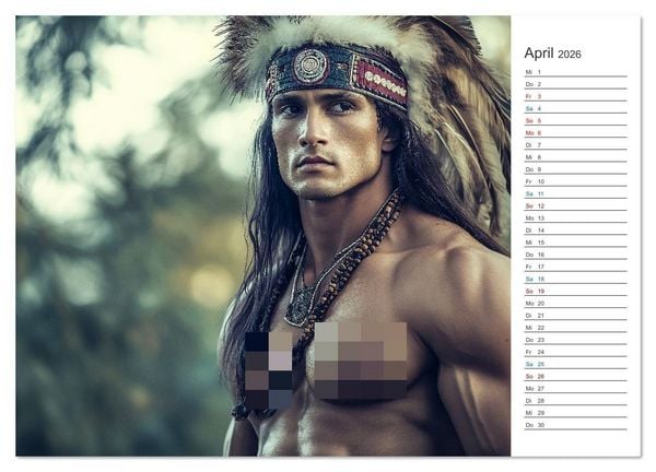 Produktbild: Im Bann des Kriegers (hochwertiger Premium Wandkalender 2026 DIN A2 quer), Kunstdruck in Hochglanz