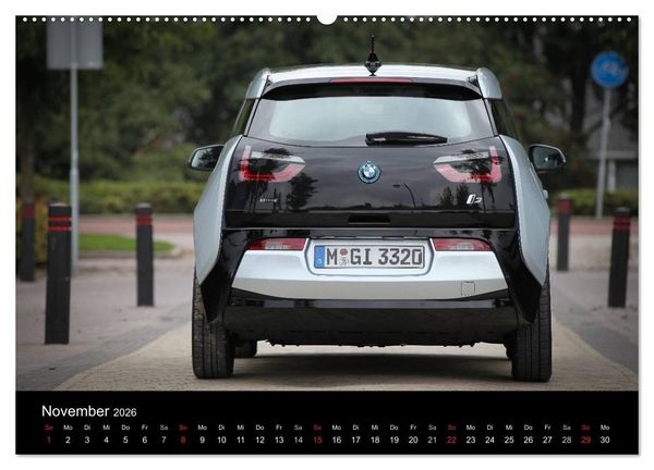 Produktbild: BMW i3 (hochwertiger Premium Wandkalender 2026 DIN A2 quer), Kunstdruck in Hochglanz