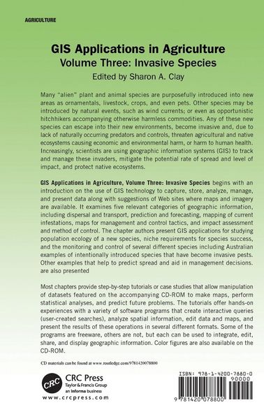 Produktbild: GIS Applications in Agriculture, Volume Three