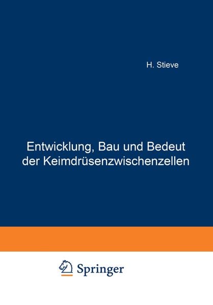 Produktbild: Entwicklung, Bau und Bedeutung der Keimdr&uuml;senzwischenzellen