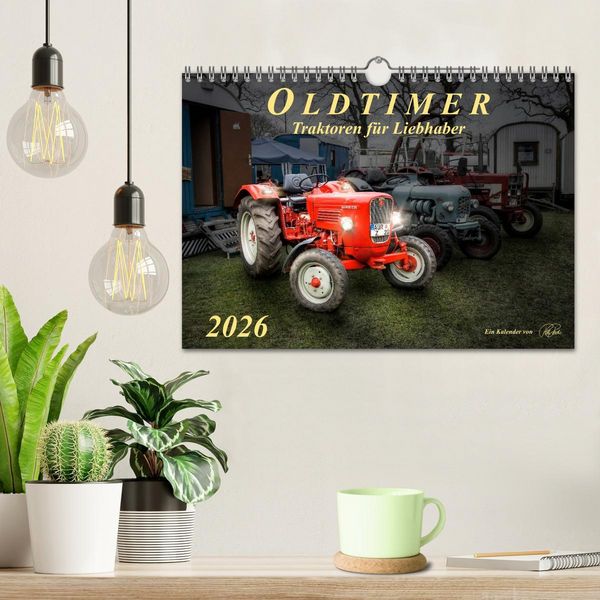 Produktbild: Oldtimer - Traktoren f&uuml;r Liebhaber (Wandkalender 2026 DIN A4 quer), CALVENDO Monatskalender