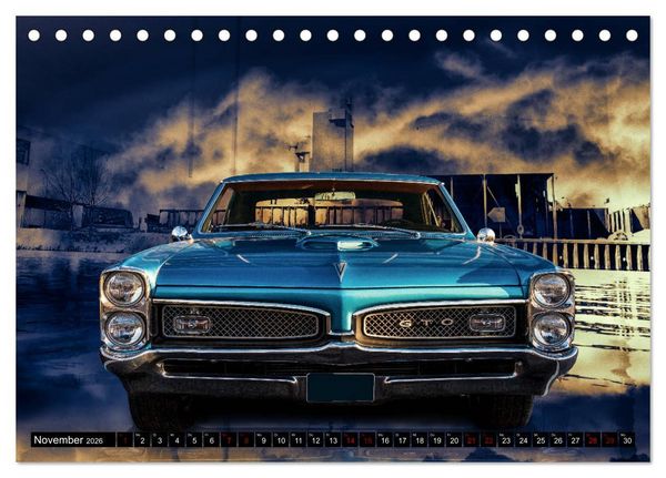 Produktbild: American Classic Cars (Tischkalender 2026 DIN A5 quer), CALVENDO Monatskalender