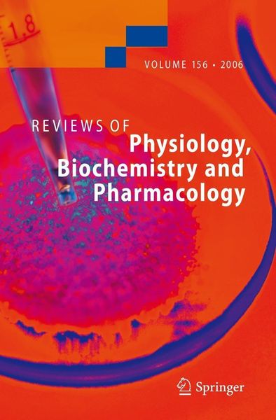 Produktbild: Reviews of Physiology, Biochemistry and Pharmacology 156