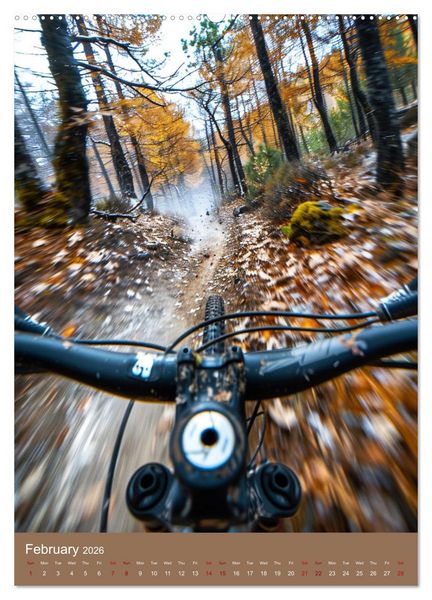 Produktbild: Downhill Adrenaline (High Quality Premium Wall Calendar 2026 DIN A2 portrait),CALVENDO 12 Month Wall Calendar