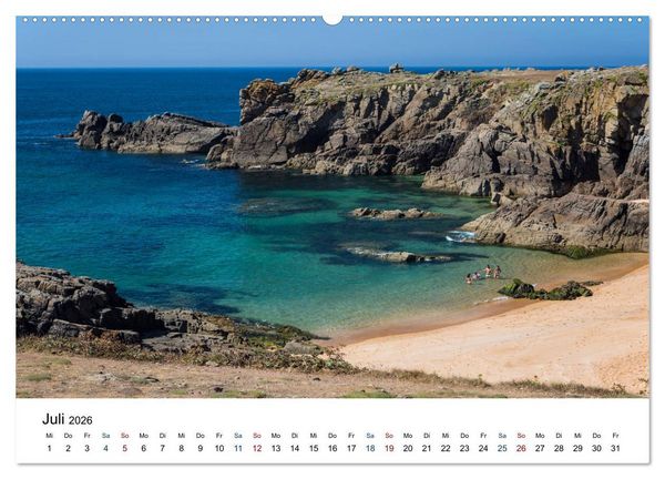 Produktbild: Vend&eacute;e - Bilder von der C&ocirc;te de Lumi&egrave;re (Wandkalender 2026 DIN A2 quer), CALVENDO Monatskalender