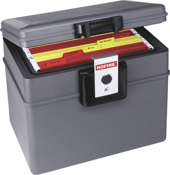 Produktbild: NOFIRE FA-2037FE 2037FE Feuerschutzbox feuergesch&uuml;tzt, wasserdicht, mit H&auml;ngeregister Schl&uuml;sselschloss