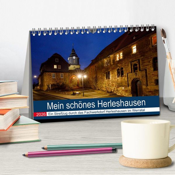 Produktbild: Mein sch&ouml;nes Herleshausen (Tischkalender 2026 DIN A5 quer), CALVENDO Monatskalender