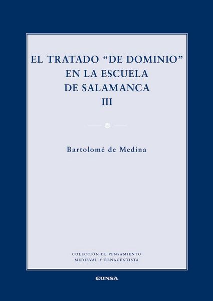 Produktbild: El tratado "de dominio" en la escuela de Salamanca III