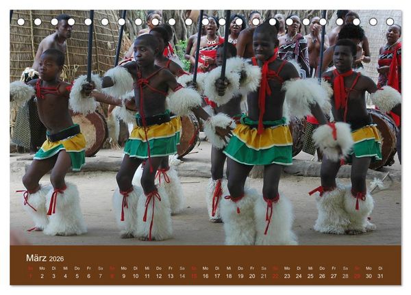 Produktbild: Namibia - faszinierende Menschen und Tiere (Tischkalender 2026 DIN A5 quer), CALVENDO Monatskalender