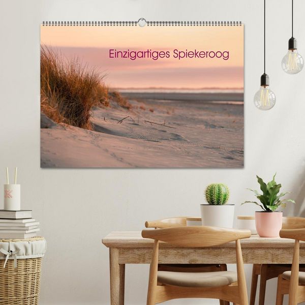 Produktbild: Einzigartiges Spiekeroog (Wandkalender 2026 DIN A2 quer), CALVENDO Monatskalender